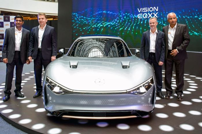 Mercedes-Benz Vision EQXX: 1,000km range EV showcased in India